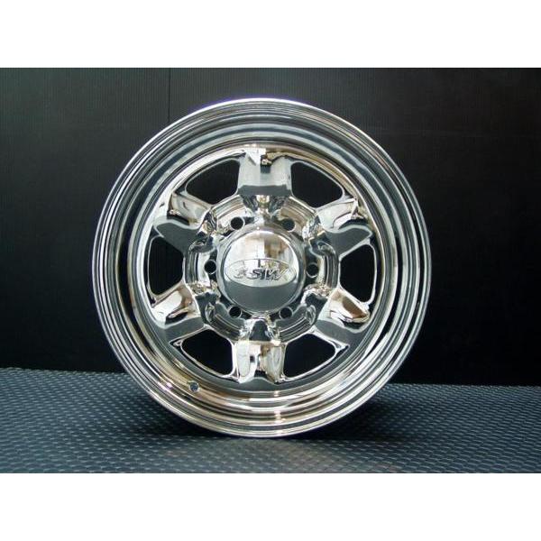 TSW STAR クローム 16X7J+35 6穴139.7 ホイール4本セット : ティス
