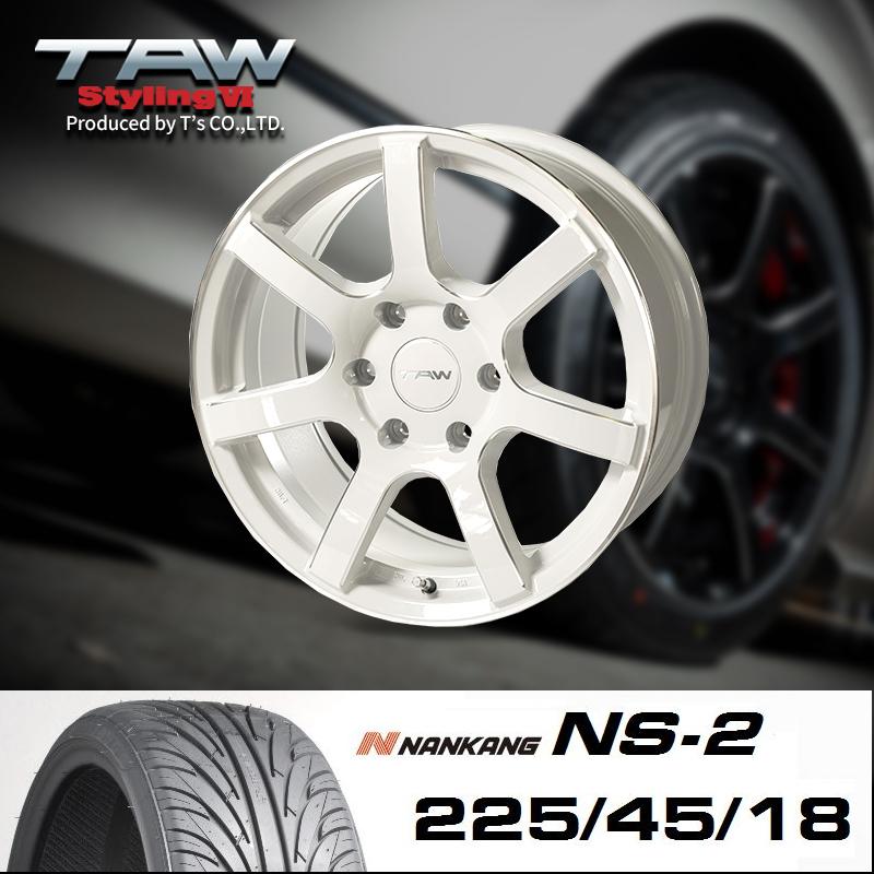 ハイエース 200系 ホイールタイヤセット TAW Styling6 18X8.0J+37