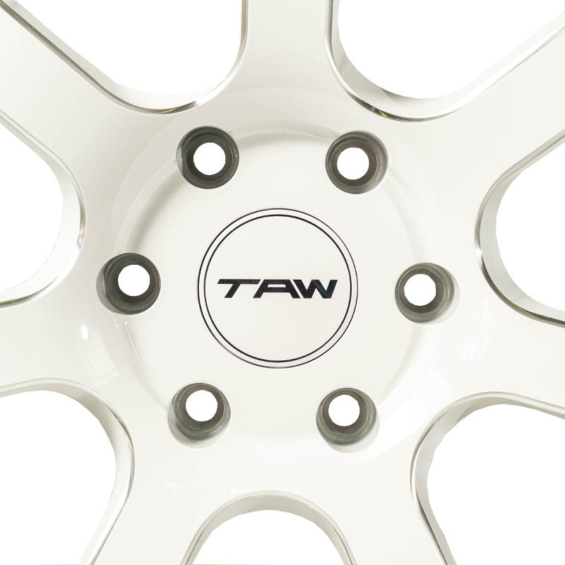 ハイエース 200系 ホイールタイヤセット TAW Styling6 18X8.0J+37 パールホワイト/リム＆エッジマシニング NANKANG NS-2 225/45/18｜tscoltd2007s｜04