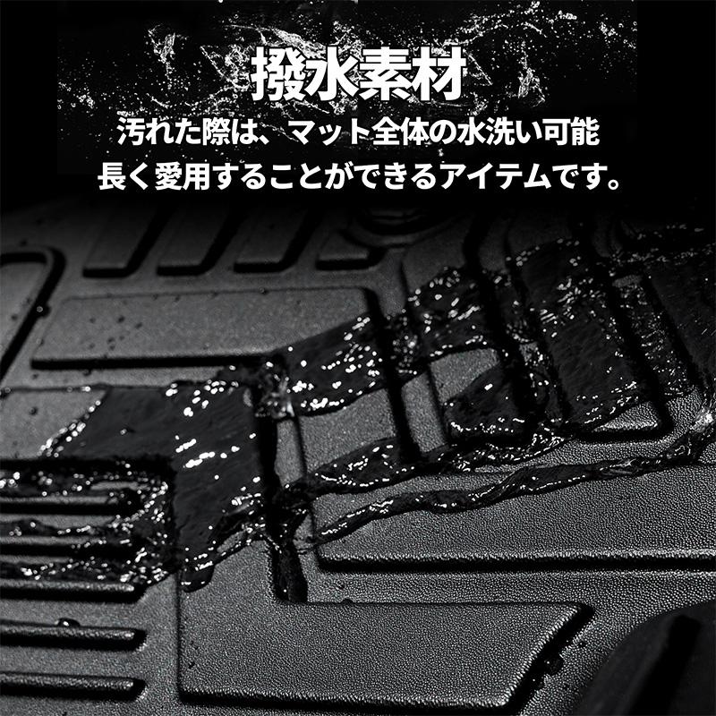 【決まりました】 200系ハイエース S-GLナロー（標準ボディ）用　ラゲッジマット、荷室マット ハイエース 200系 S-GLナロー 3Dラゲッジマット（パワースライドドア