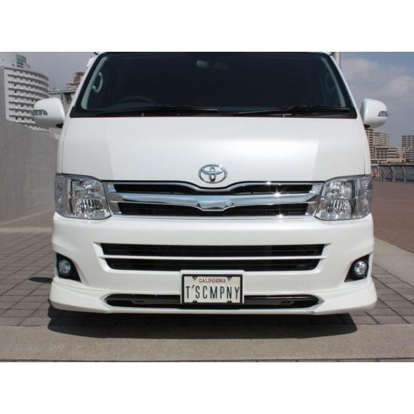 ハイエース 200系 TPDエアロ フロントスポイラー 未塗装 ワイド 3型（S-GL ワゴンDX ワゴンGL グランドキャビン）