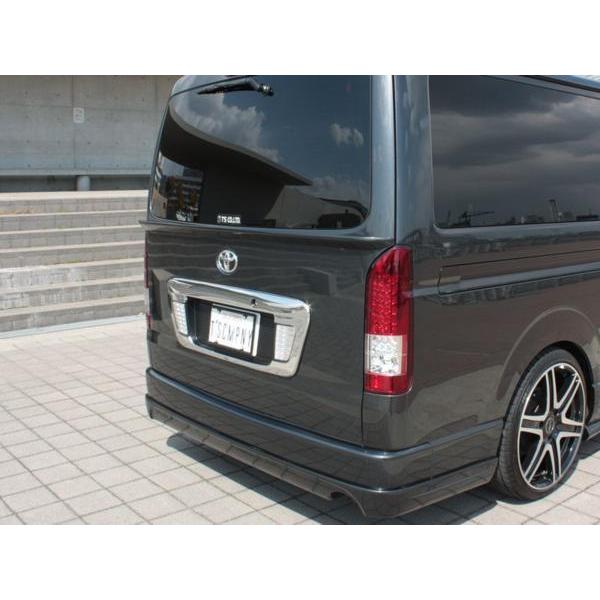 ハイエース 200系 TPDエアロ リアゲートウイング 未塗装 ナロー（S-GL 