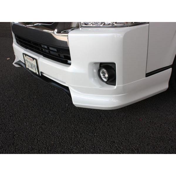 ハイエース 200系 TPDエアロ フロントスポイラー 未塗装 ワイド ハイエース 200系 TPDエアロ フロントスポイラー 未塗装 ワイド