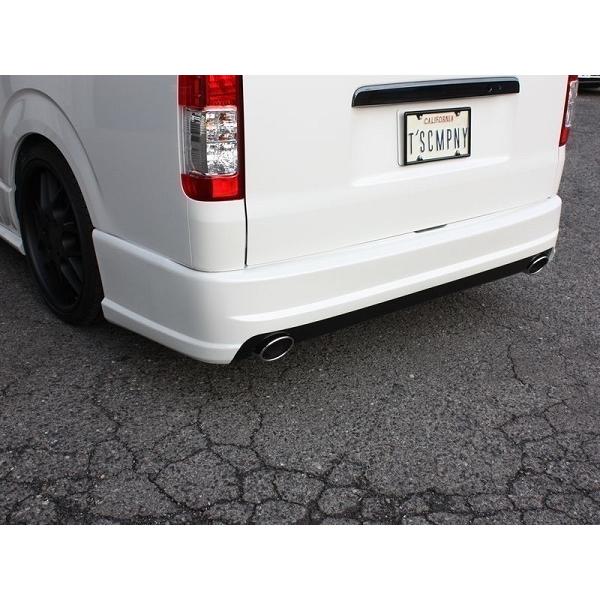 ハイエース 200系 TPDエアロ リアエアロバンパー 未塗装 ナロー（S-GL