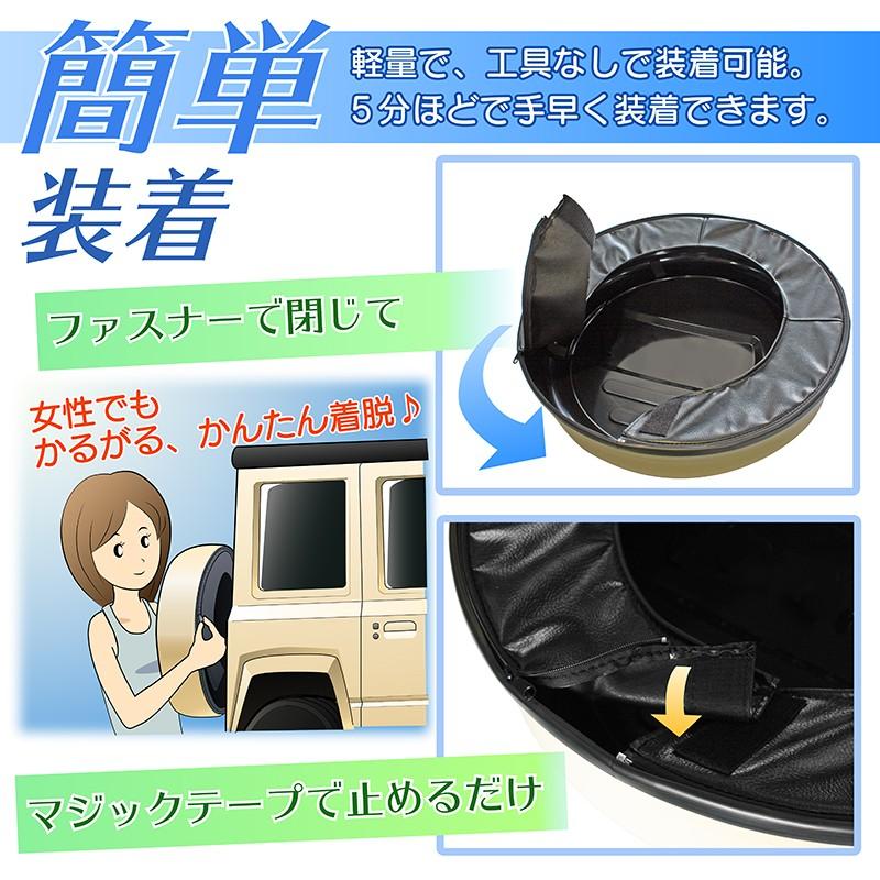 新型 ジムニー JB64 ジムニーシエラ JB74 リアスペアタイヤカバー