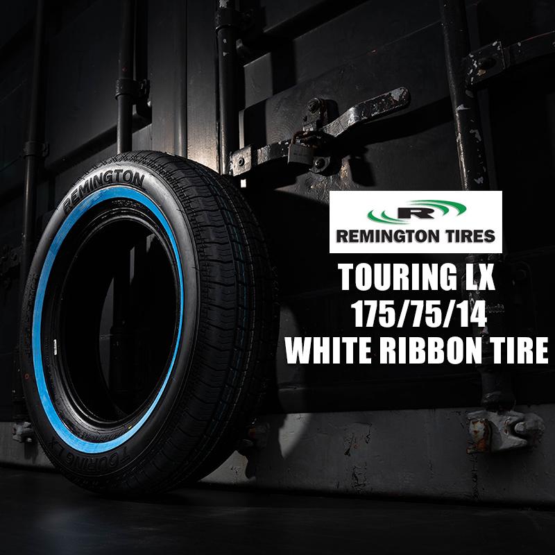 ホワイトリボンタイヤ14インチ REMINGTON 175/75R14 2本（レミントン 