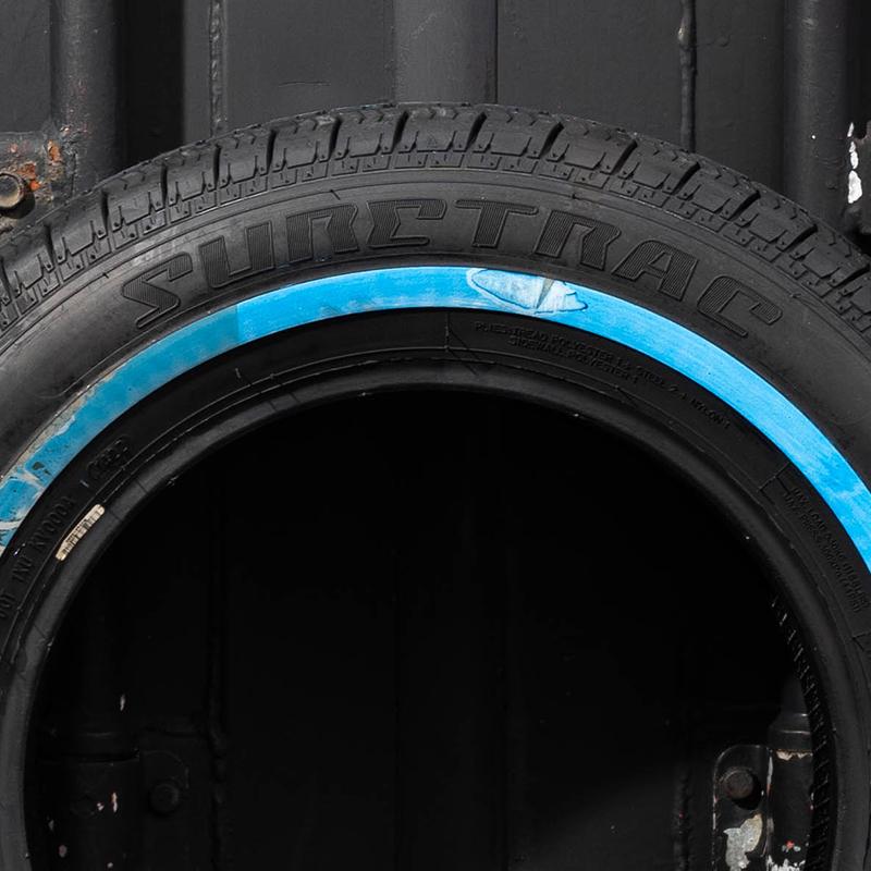 ホワイトリボンタイヤ14インチ SURE TRAC 175/75R14 2本（シュア