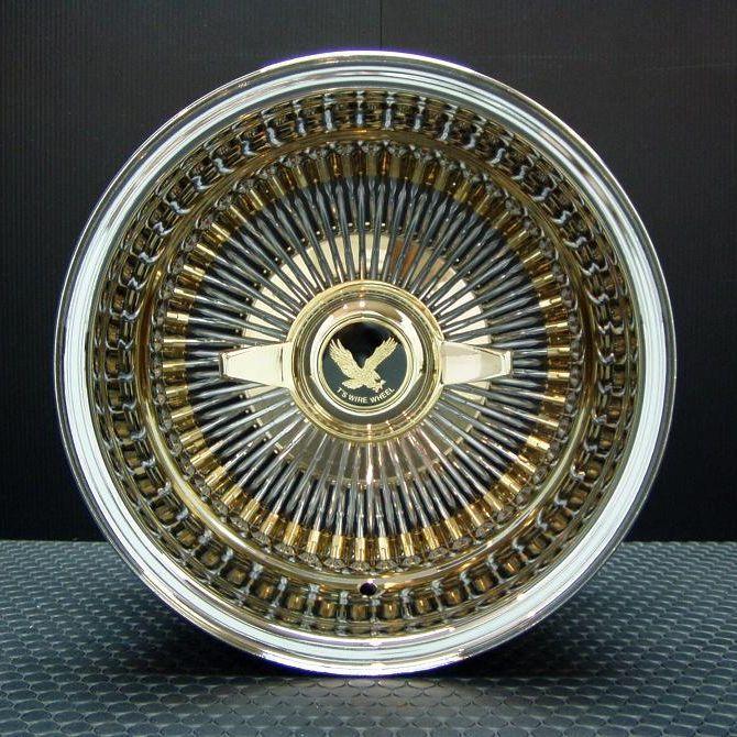ワイヤーホイール T's WIRE 13X7J REV100SP トリプルゴールド シュア