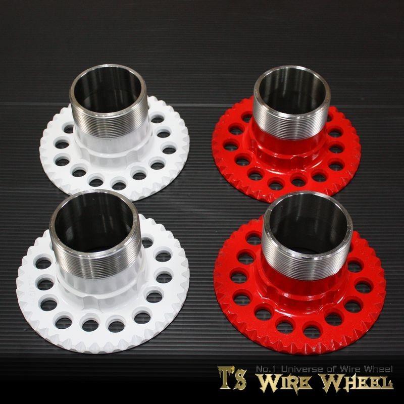 ワイヤーホイール　タワー　新品 ワイヤーホイール T's WIRE タワーアダプター 6穴（6H139.7） 1