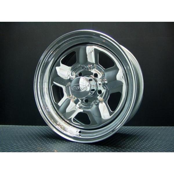 TSW STAR クローム 15X7J+20 5穴 114.3 ホイール4本セット （100系