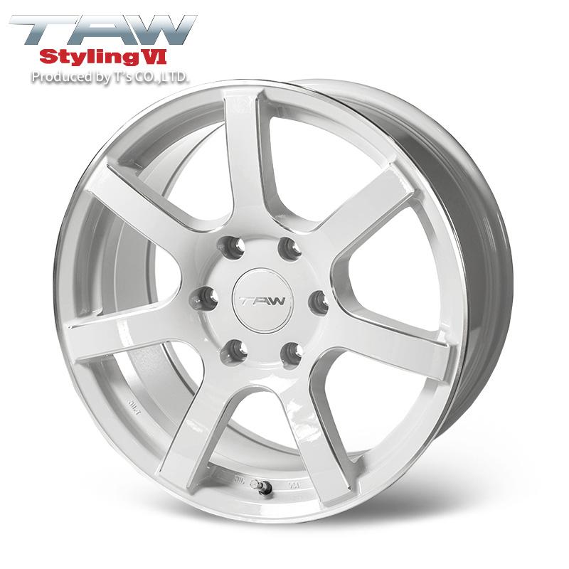 ハイエース 200系 ホイール4本セット TAW Styling6 18X8.0J +37 6H139 