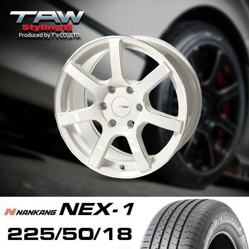 ハイエース 200系 ホイールタイヤセット TAW Styling6 18X8.0J+37