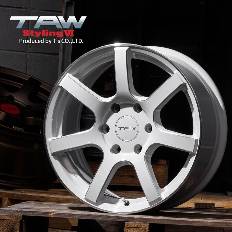 ハイエース 200系 ホイール4本セット TAW Styling6 18X8.0J +37 6H139