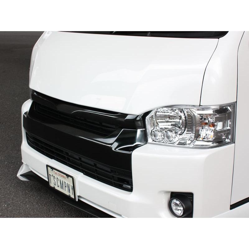 ハイエース200系 ワイドボディ用 純正フロントグリル 200系ハイエース 4型純正タイプグリル ワイドボディ 純正色塗装済 ＜S
