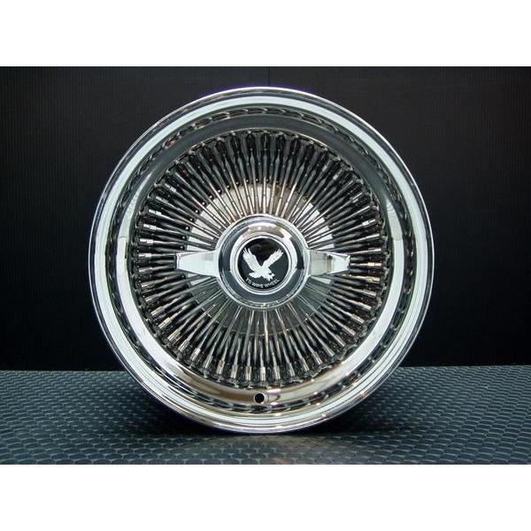 ワイヤーホイール T's WIRE 13X7J STD100SP オールクローム4本セット