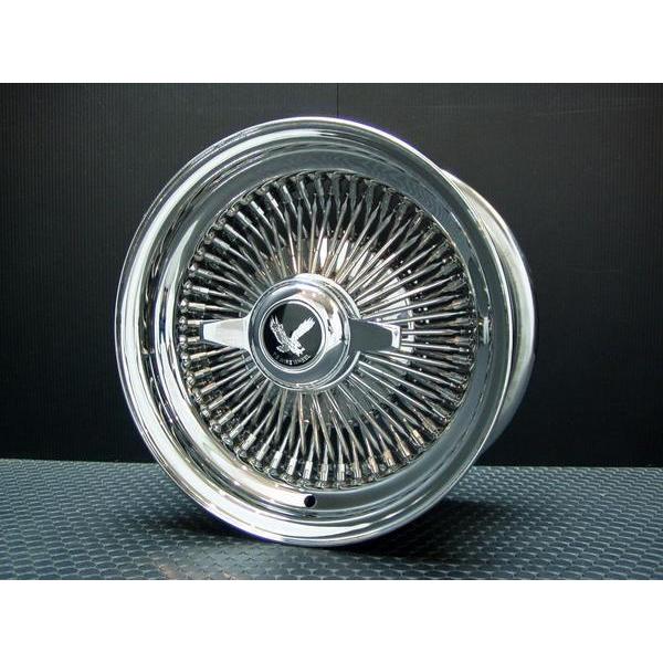 ワイヤーホイール T's WIRE 13X7J STD100SP オールクローム4本セット