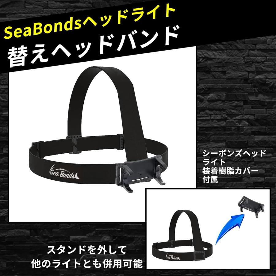 ヘッドバンド ヘッドライト用 替えバンド 固定バンド 釣り シーボンズ