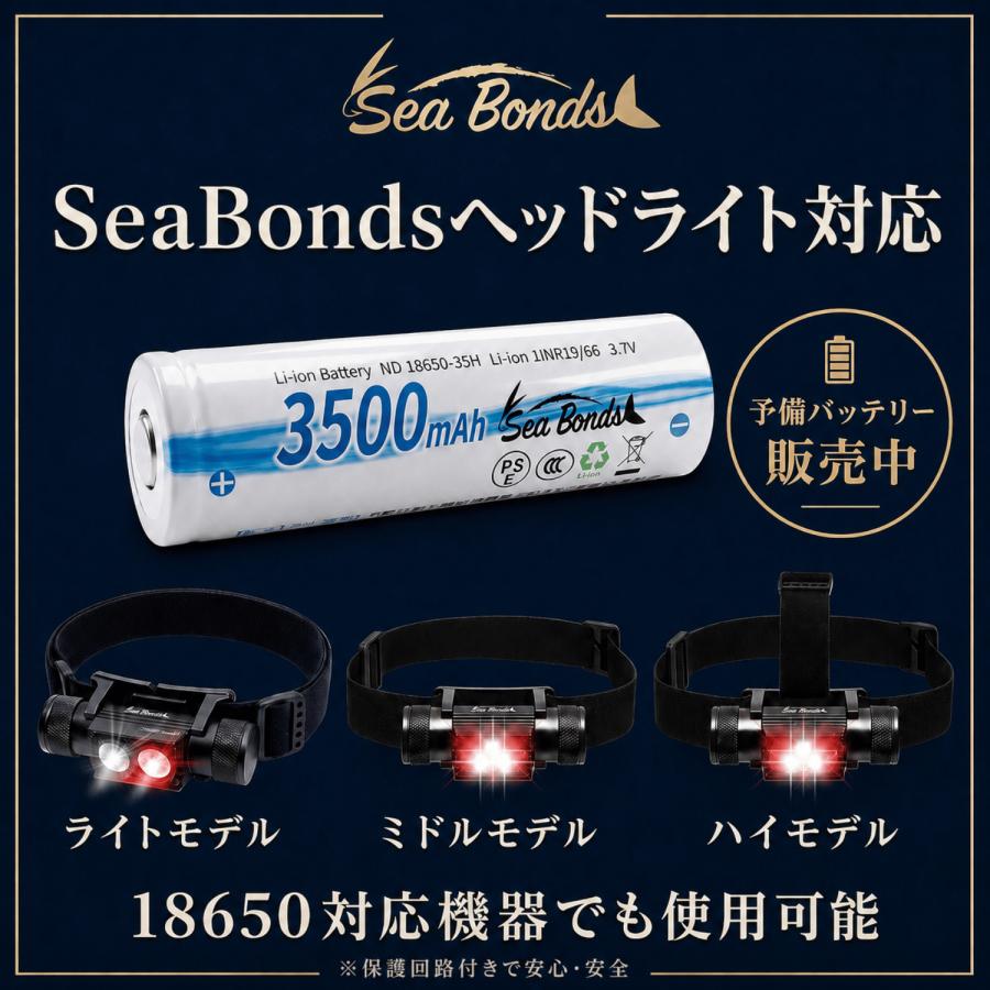 ヘッドライト 充電式 釣り 軽量 防水 LED ヘットライト シーボンズ