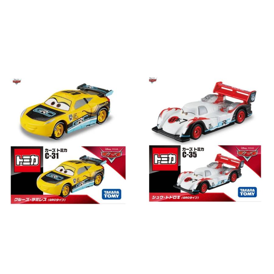 カーズ、ミニカー（トミカ）シュウトドロキ、マッハマツオ、ラウール、ラウール、廃盤 カーズ、ミニカー（トミカ）シュウトドロキ、マッハマツオ、ラウール