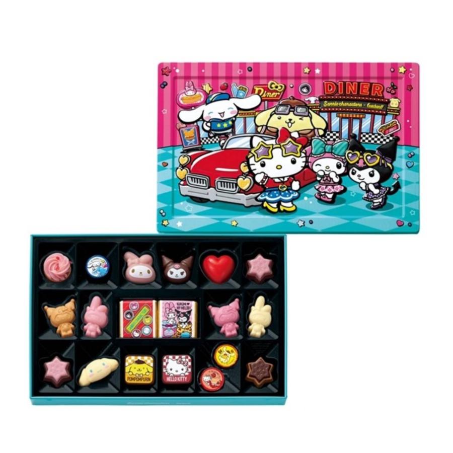 ゴンチャロフ　サンリオ　バレンタイン　チョコ　バースデー　缶　クリアファイル バレンタイン】サンリオキャラクターズのバースデー缶がカワイイ