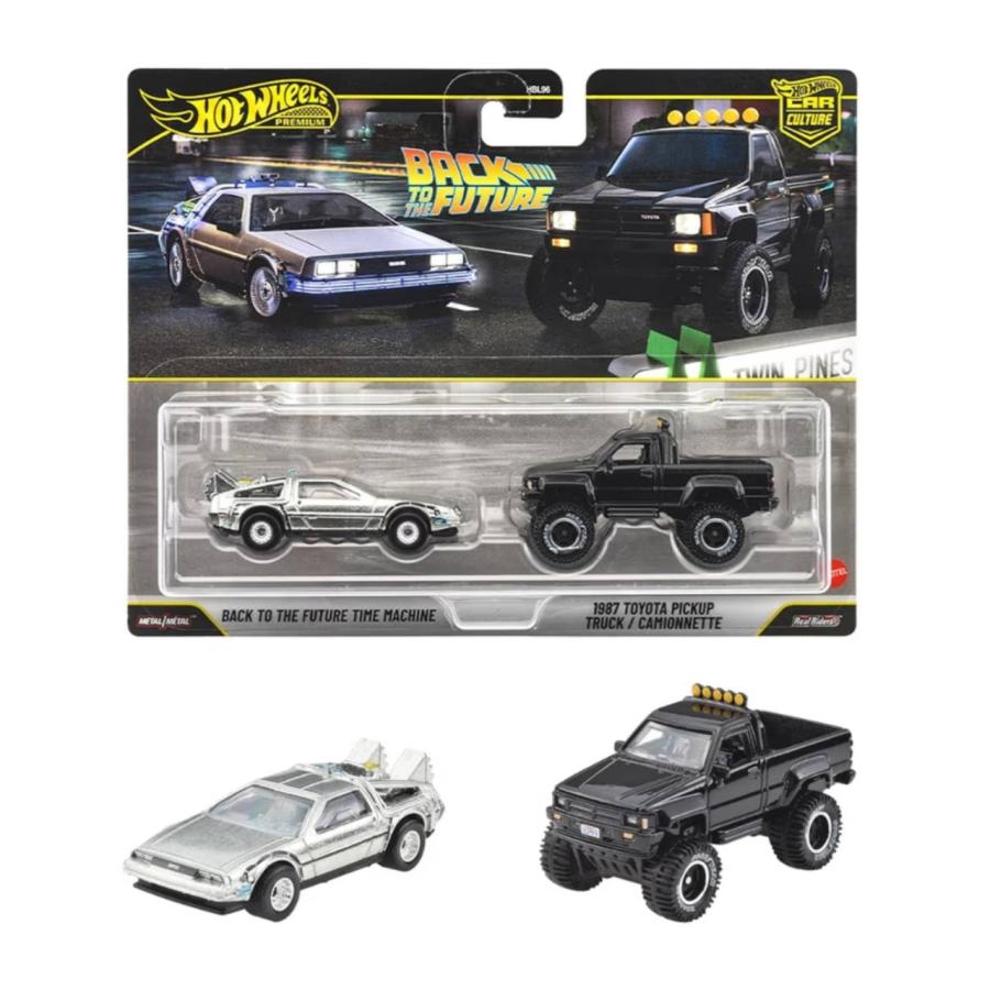 ホットウィール ミニカーセット バック・トゥ・ザ・フューチャー 他 バック・トゥ・ザ・フューチャー』『007は二度死ぬ』の劇中車が