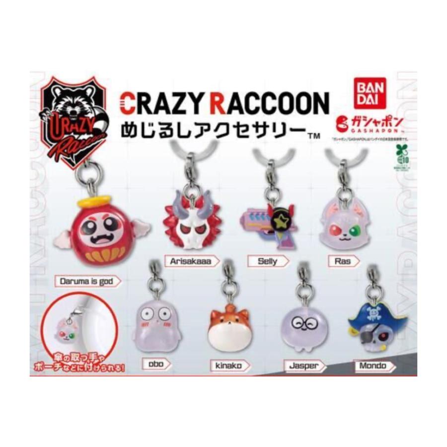 CR Crazyraccoon めじるしアクセサリー スクワット セット BANDAI（バンダイ） 【予約商品 2026年5月発売予定 】 CRAZY RACCOON