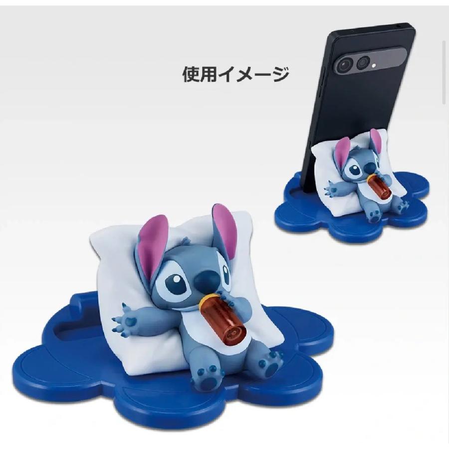 スティッチ Every day with you C賞 一緒にブレイク スマホスタンド 