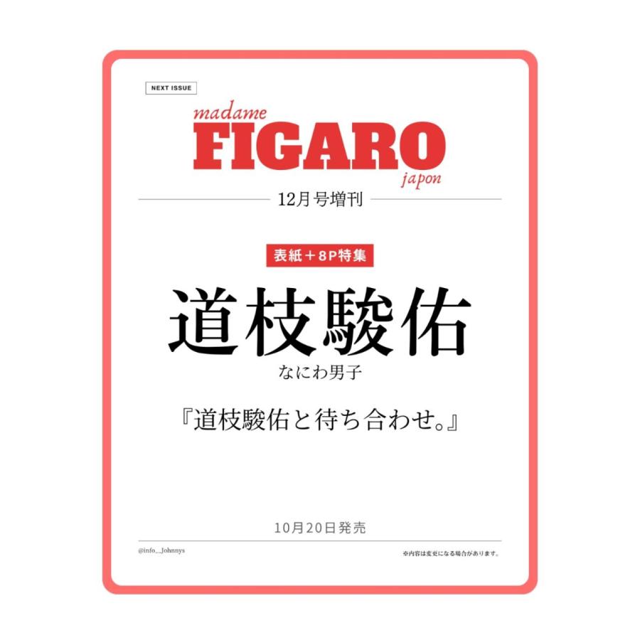 予約商品 2026年10月20日 発売予定】 madame FIGARO japon フィガロ