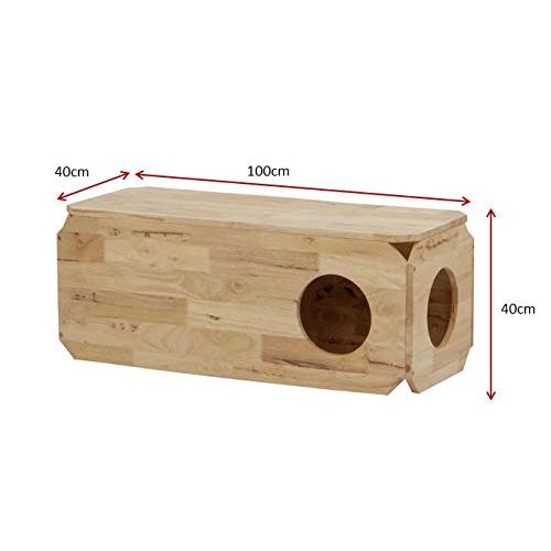 コージーデコ ペットも遊べるベンチL cat-hus ナチュラルシグネチャー 中 4514014002241 中