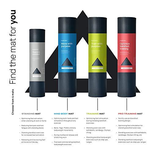 NABOSO マインドボディテクスチャマット ? ピラティス&バレエトレーニングマット 足の刺激 ストレッチと床ワーク用 