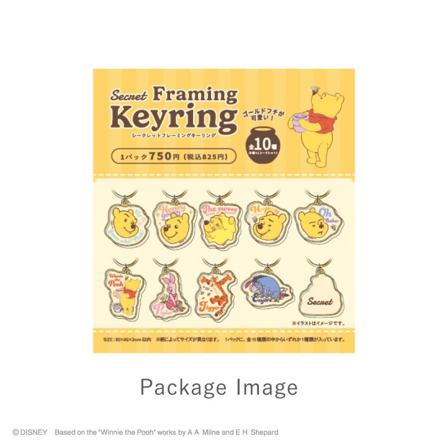 ディズニー くまのプーさん キーリング シークレットフレーミング