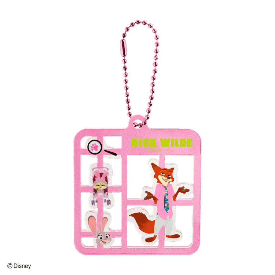 キャラクター型プラスチックキーホルダー ズートピア2 グッズ キャラクター ティーズファクトリー プラスチック