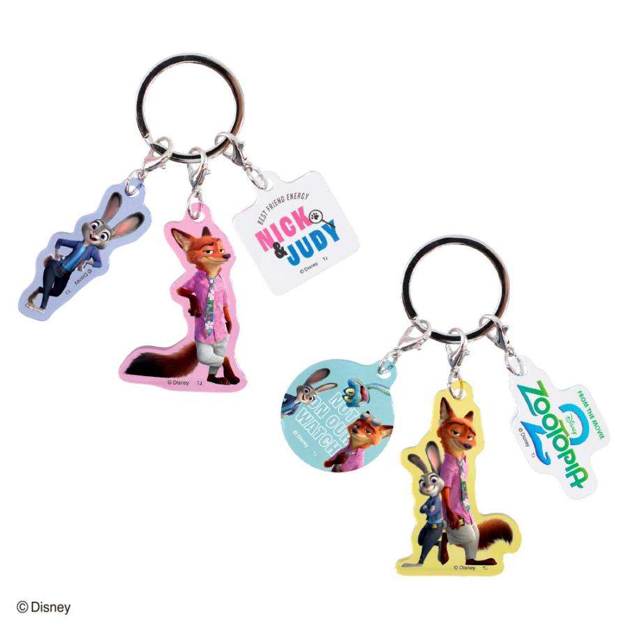 1月発売にて再予約】ズートピア2 3チャームキーホルダー ティーズ