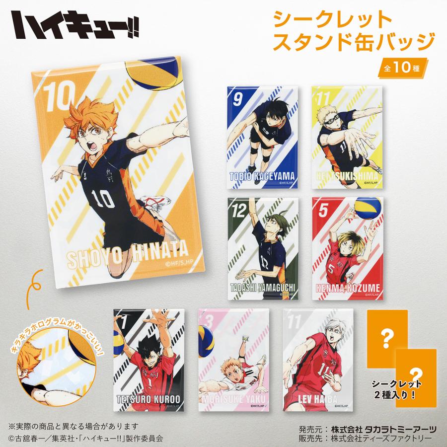 専門ショップ 予約】<コンプリートBOX>ハイキュー!! シークレットスタンド缶 ピンズ・ピンバッジ・缶バッジ