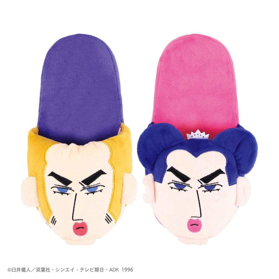 クレヨンしんちゃん スリッパ マカオとジョマ ぬいぐるみスリッパ