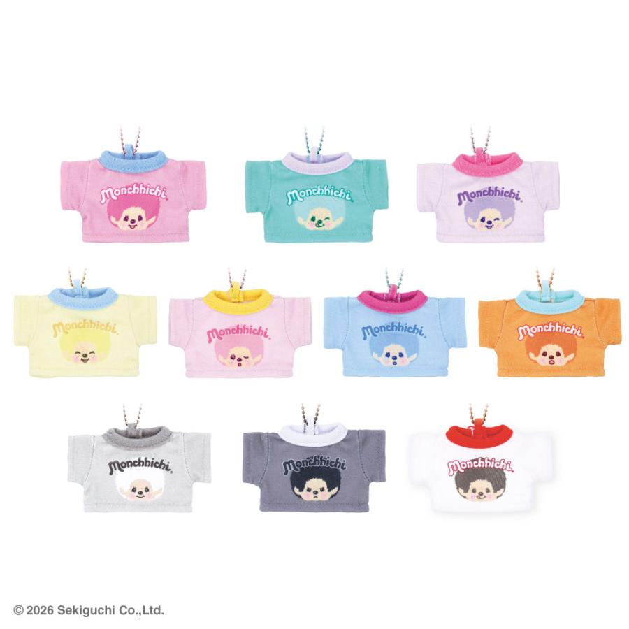 Ｔシャツ　キーホルダー　１８個セット モンチッチ グッズ キーホルダー ティーズファクトリー COLORS
