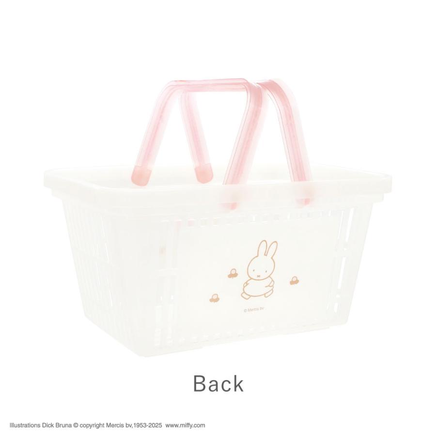 ミッフィー バスケット クリアバスケット 高さ13cm 幅24.9cm 奥行18cm