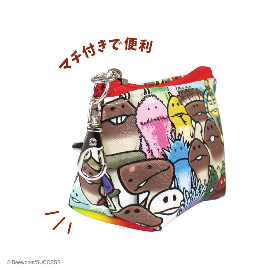 なめこ グッズ ミニポーチ ティーズファクトリー おさわり探偵 なめこ