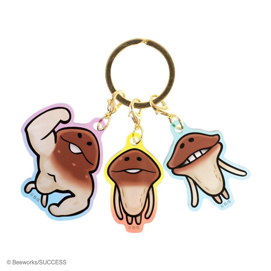 予約】おさわり探偵なめこ栽培キット 3チャームキーホルダー