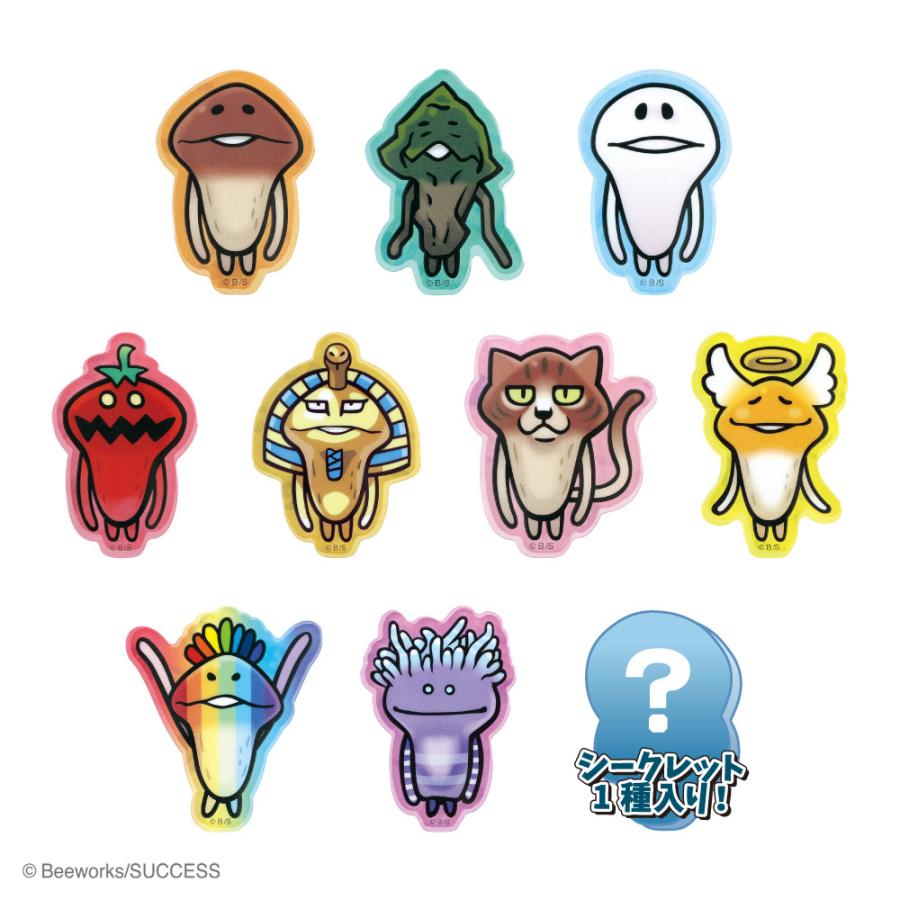 BOX〉おさわり探偵なめこ栽培キット シークレットアクリルステッカー