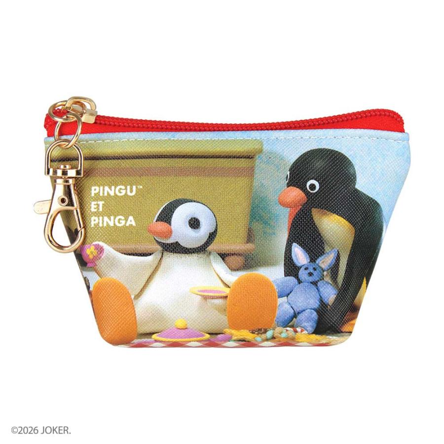 pingu ピングー　グッズ詰め合わせセット　非売品　ペンギン ピングー ミニポーチ 三角ミニポーチ グッズ ティーズファクトリー