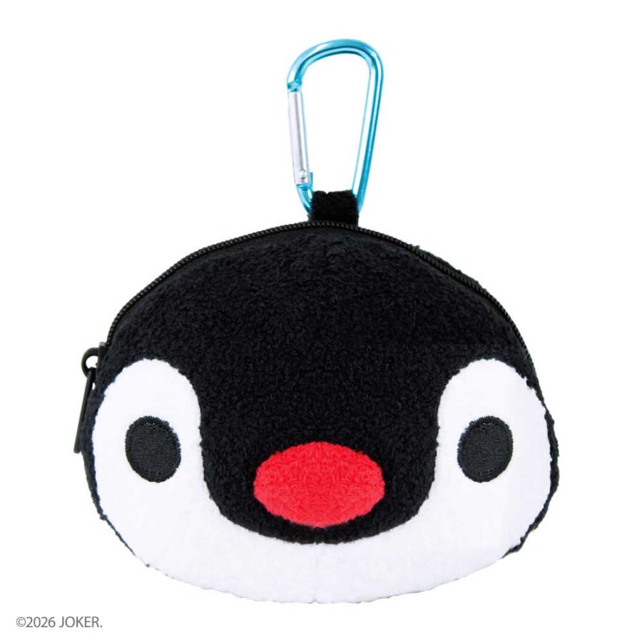 ピングー　ピンガ　ぬいぐるみ T'S FACTORY ピングー ミニポーチ ティーズファクトリー 公式 カラビナ