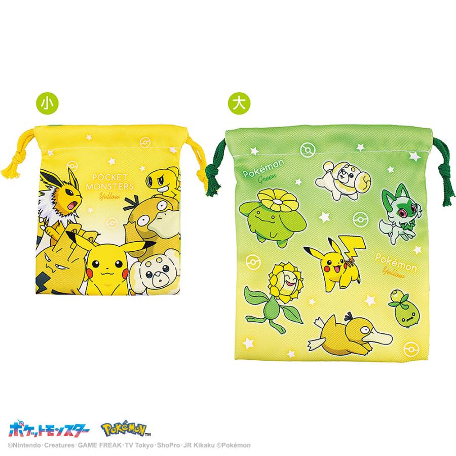 ポケモン グッズ 巾着 ティーズファクトリー ポケットモンスター 2P