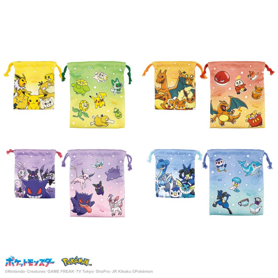 ポケモン グッズ 巾着 ティーズファクトリー ポケットモンスター 2P