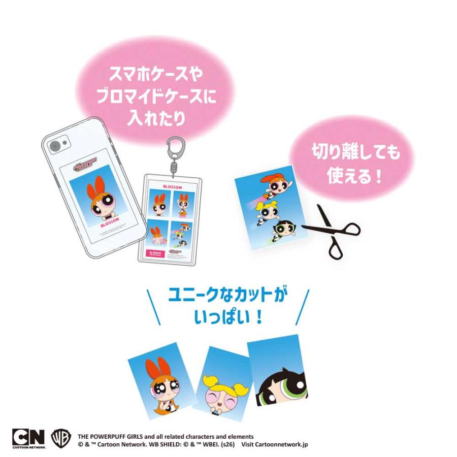 公式ストア パワーパフガールズ スマロイド シークレット証明写真風