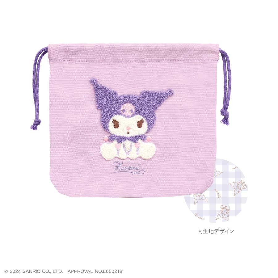 サンリオ グッズ 巾着 ティーズファクトリー サガラ刺繍巾着ポーチ