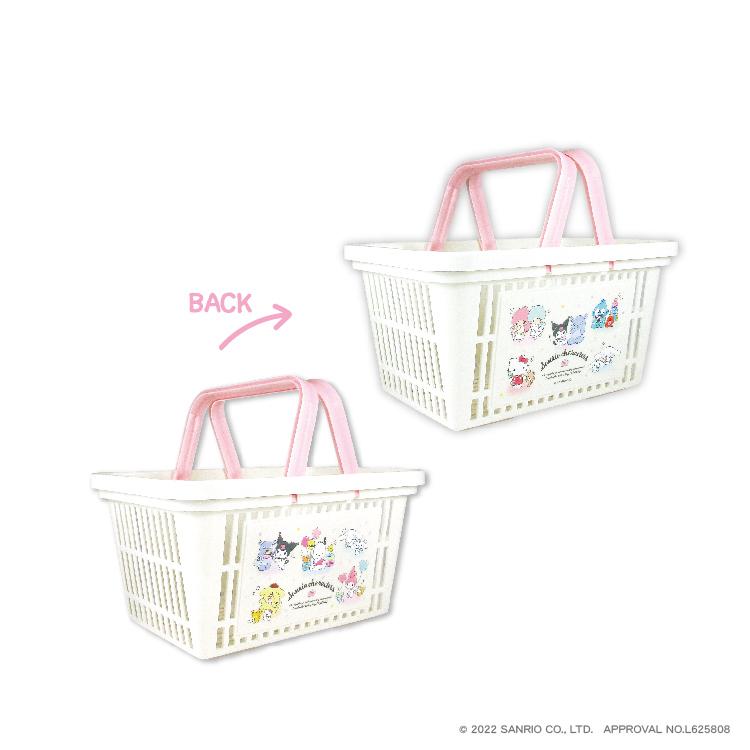 サンリオキャラクターズ キャラバスケット 収納 ティーズファクトリー748円 テレビ、アニメ、キャラクターグッズ マイメロディ キャラクター 卓上収納 ミニキャラバスケット フェイス サンリオ
