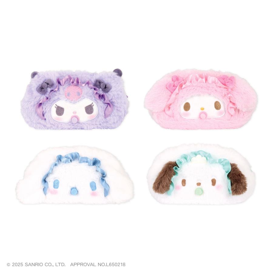 サンリオキャラクターズ　ぬいぐるみ　マスコット　フェイスポーチ　雑貨　まとめ売り サンリオキャラクターズ ぬいぐるみフェイスポーチ ティーズ