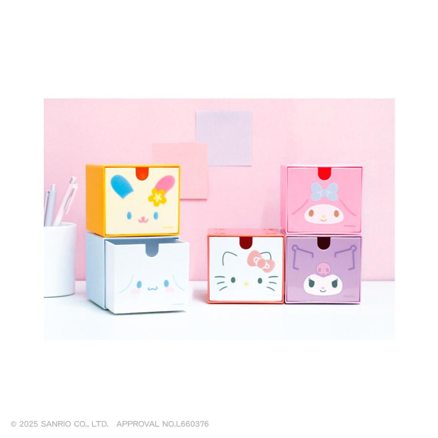 新品⭐︎サンリオ　スタッキングチェスト×18　小物入れ 予約】サンリオキャラクターズ スタッキングチェスト ティーズ