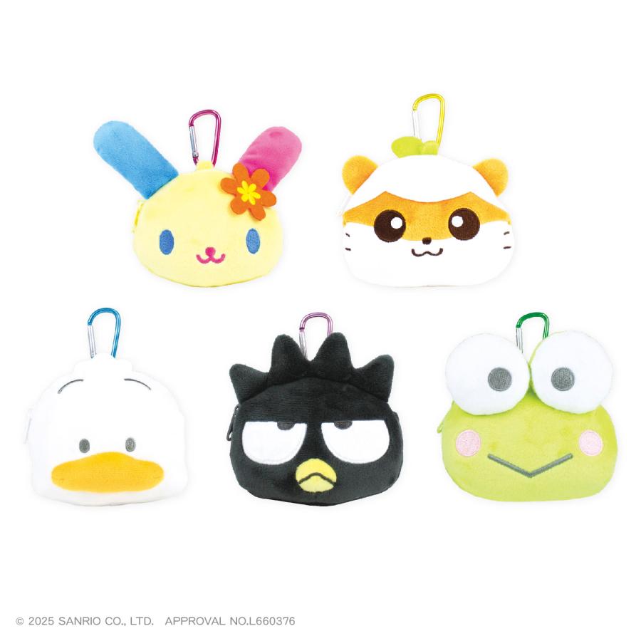 サンリオキャラクターズ カラビナ付きぬいぐるみファスナーマスコット